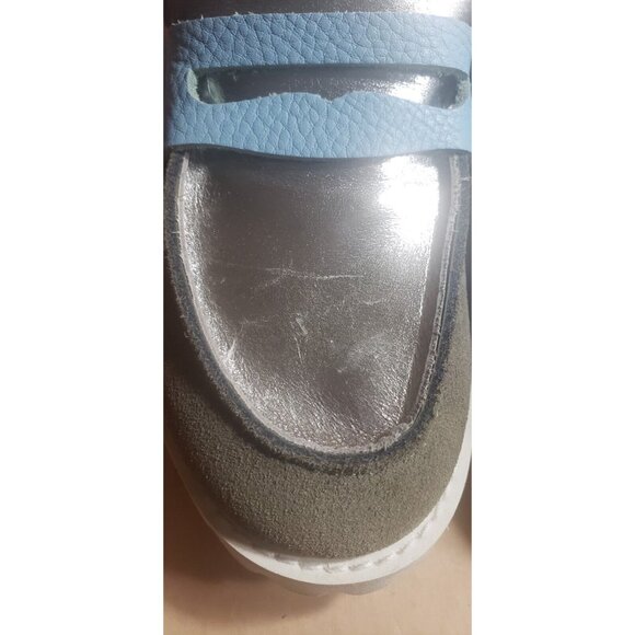 U-Dot Multi Tone Leather Loafers 22cm Sz 5 Retail Price $319 In EUC!! - Picture 7 of 11